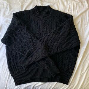 babaa jumper no 54 in black cotton